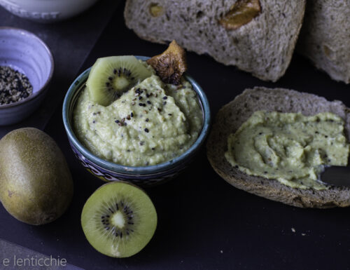 Hummus al kiwi delizioso e ricco di vitamina C