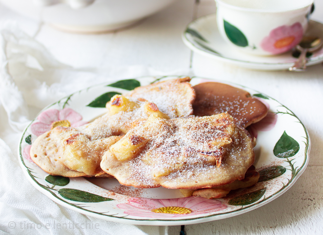 Pancake tante mele senza uova