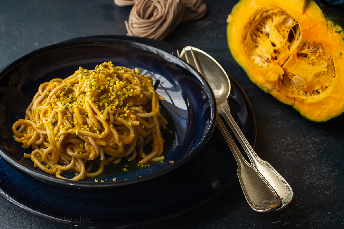 Spaghettoni alla crema di zucca