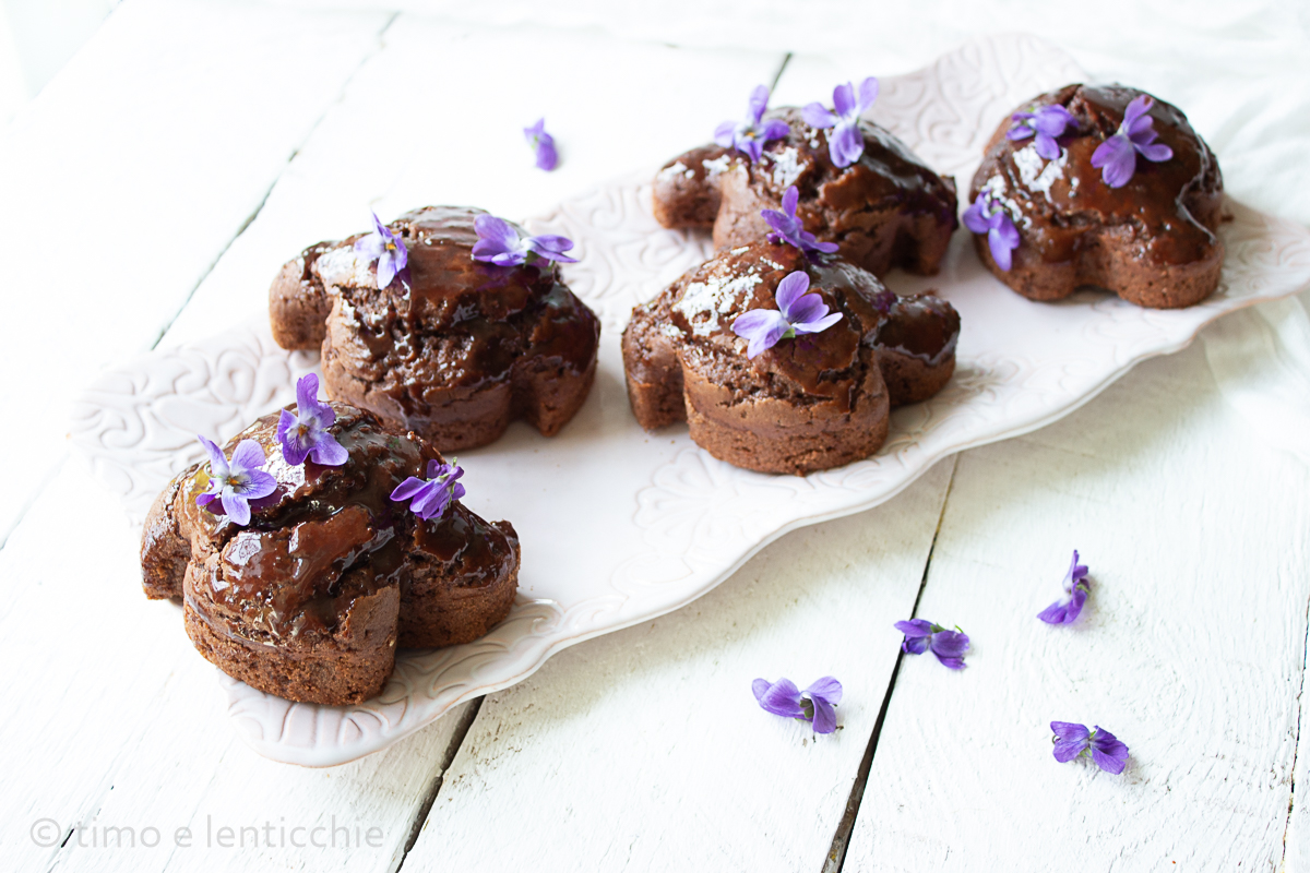 Mini colombe al cioccolato