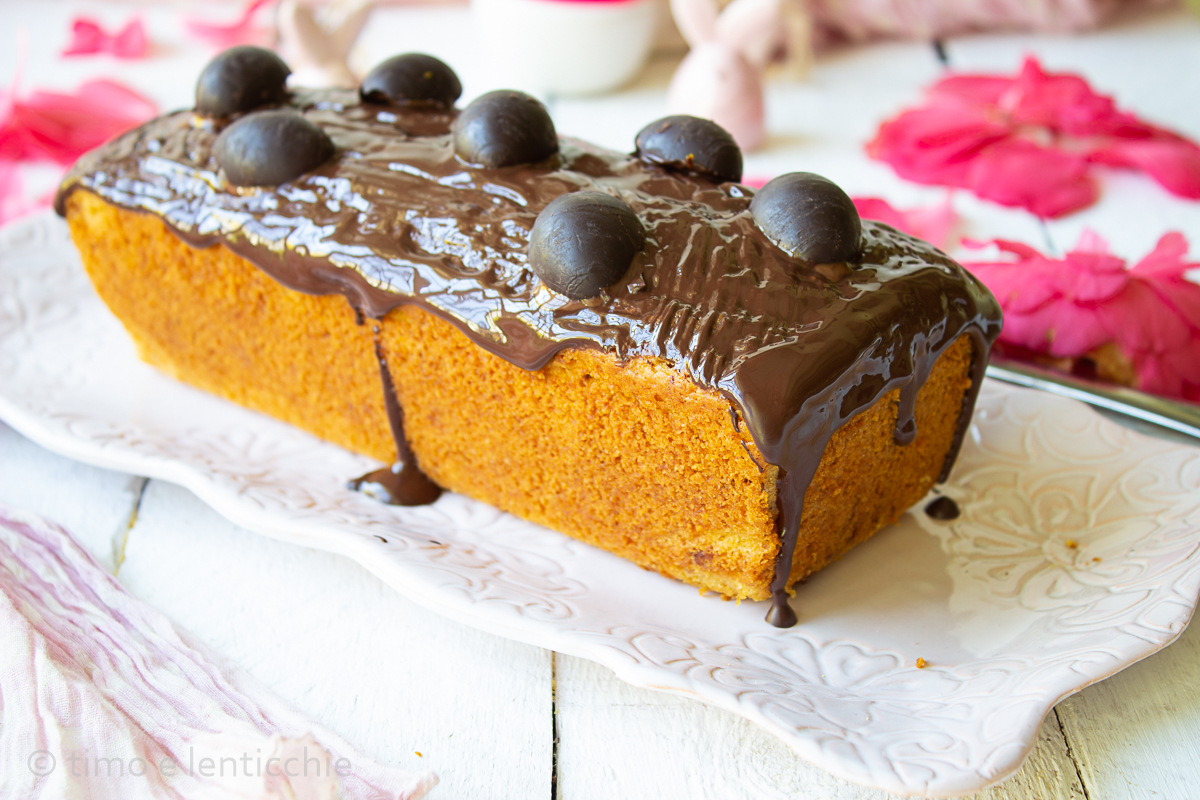 Plumcake con ovetti e arancia