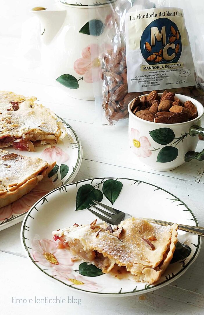 Torta di mele e mandorle alla viennese