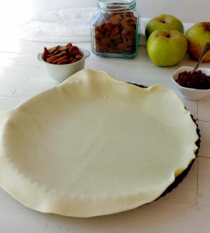 Torta di mele e mandorle alla viennese