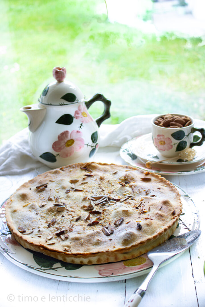 Torta di mele e mandorle alla viennese