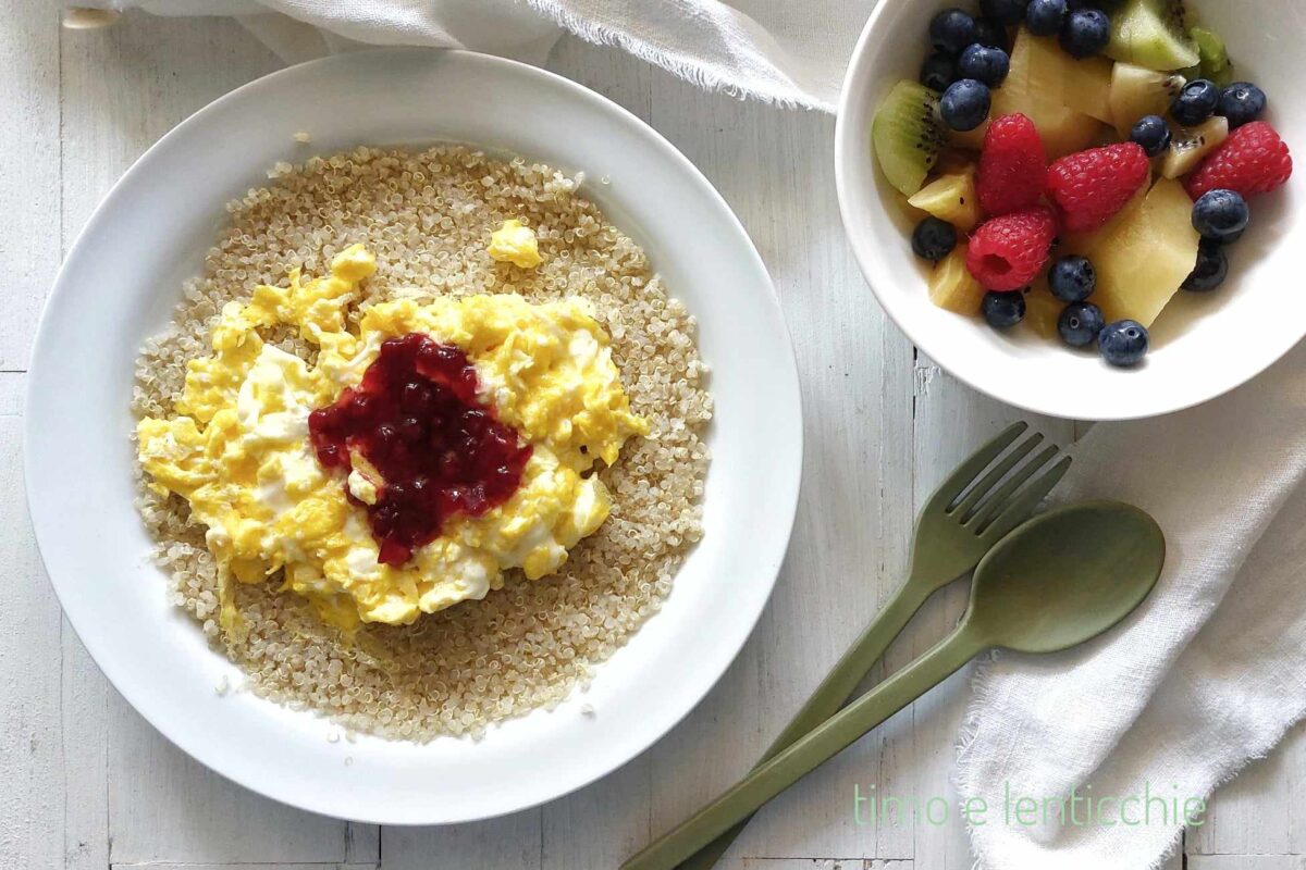 colazione proteica con quinoa 1