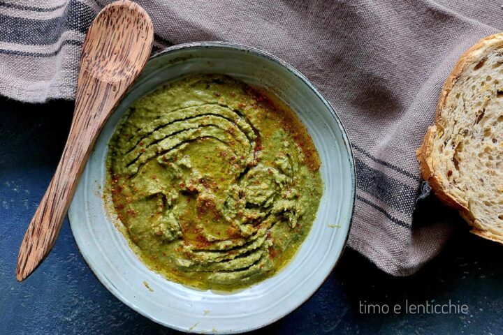 hummus di spinaci