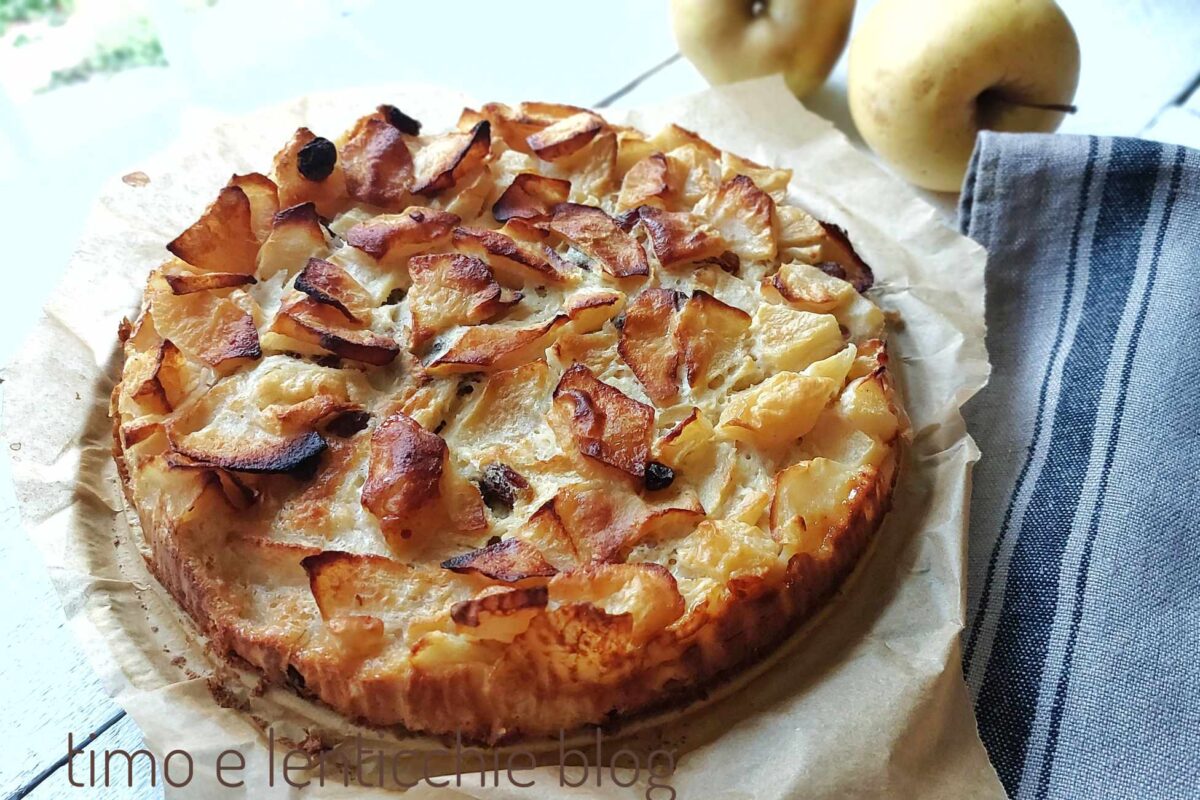 Torta tante mele e kefir