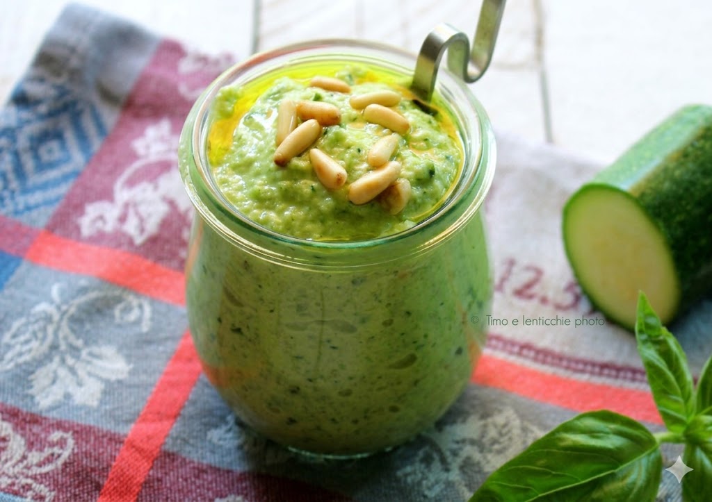 pesto di zucchine raw