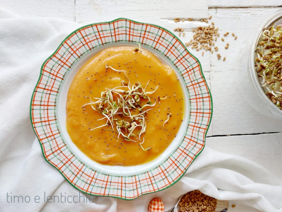 Crema di porri e patate al fieno greco