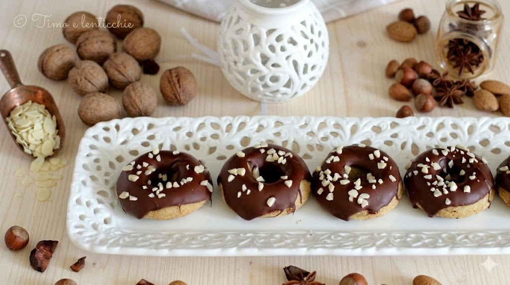 Ciambelline al Cioccolato Vegan – Senza Glutine, Senza Lattosio