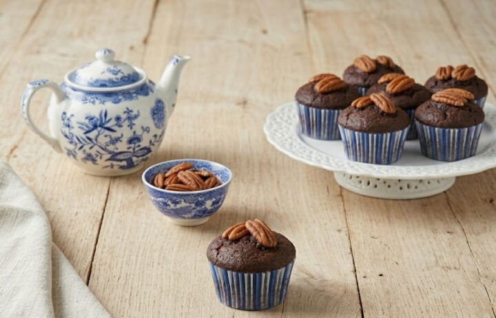 Muffin Tofu, Cacao e Noci Pecan