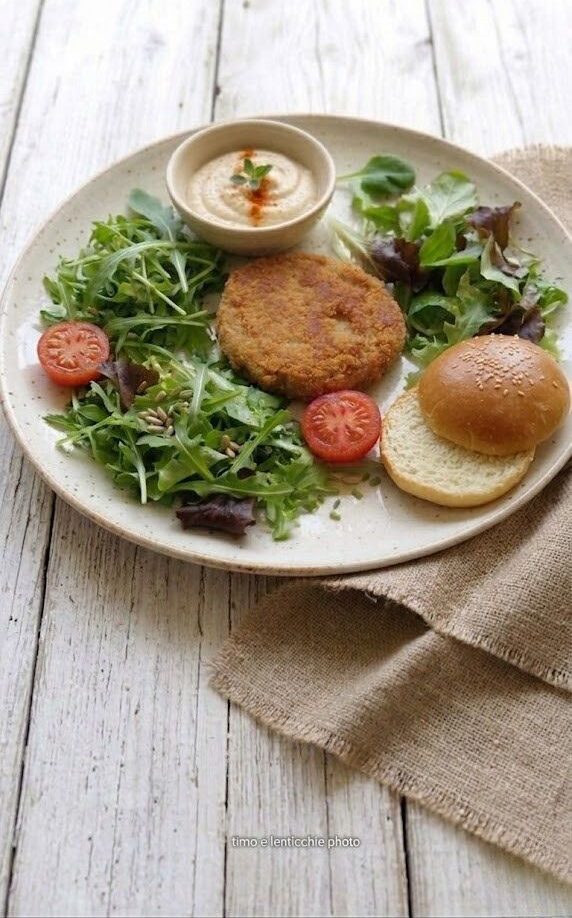 Burger cannellini e amaranto