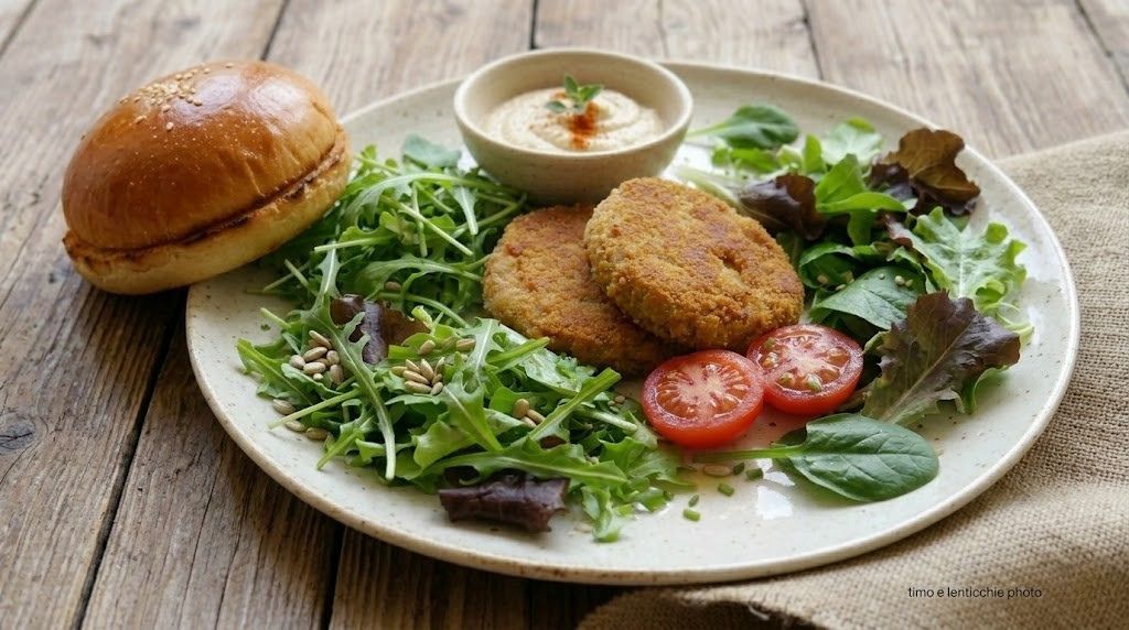 Burger cannellini e amaranto