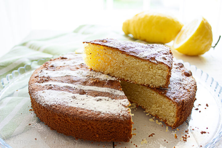 torta caprese al limone