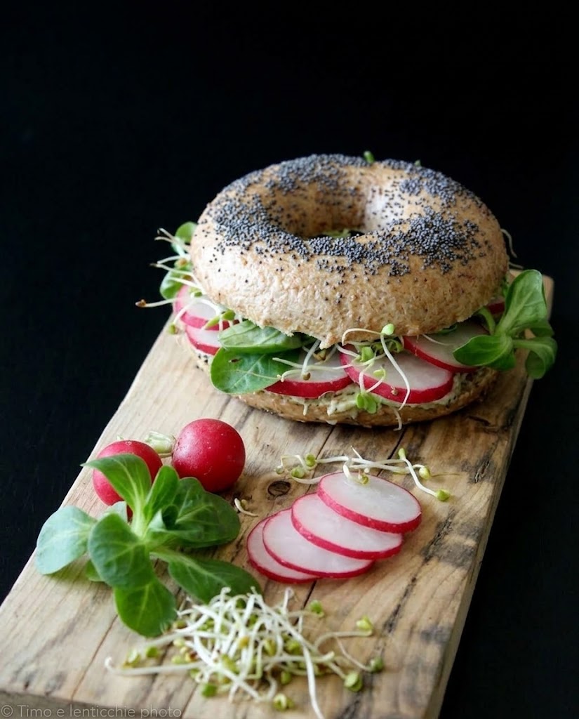 bagel integrale fatti in casa 4i
