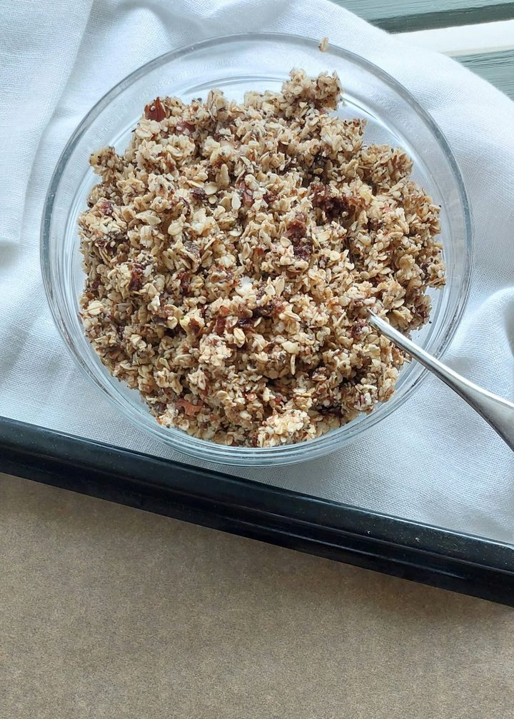granola anticolesterolo impastojpg