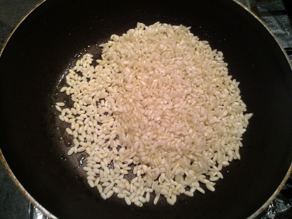 Tostare il riso