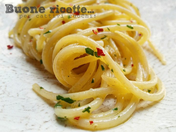  spaghetti aglio olio e peperoncino