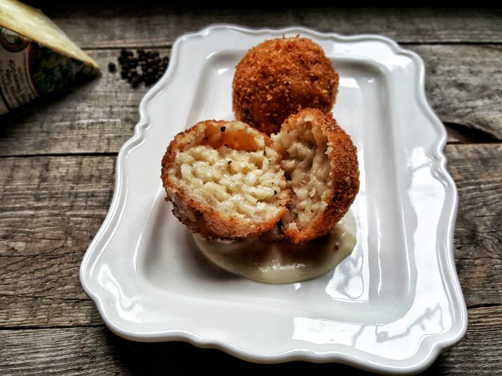 Supplì cacio e pepe