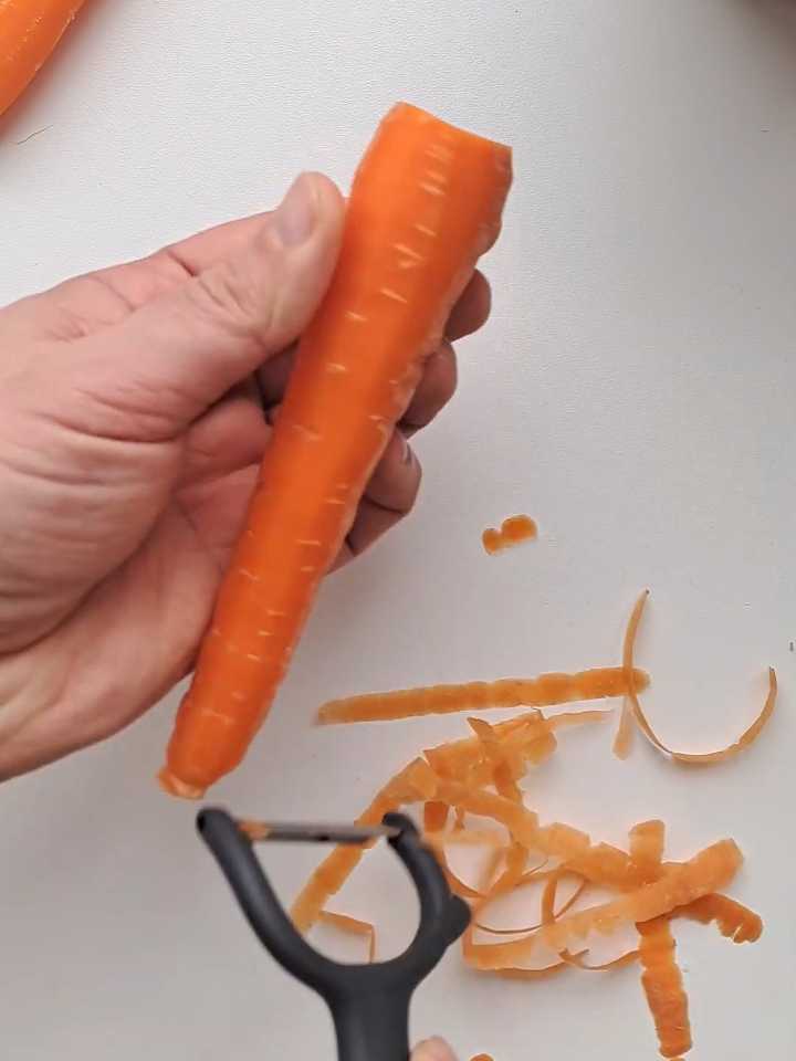carote sbucciate