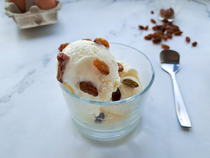 Gelato malaga fatto in casa con la gelatiera