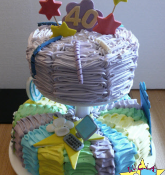40 anni bis – buffet e torta pannosa a casa