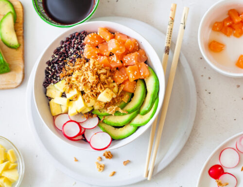 Poke Bowl con riso venere