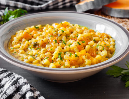 Pasta con la zucca
