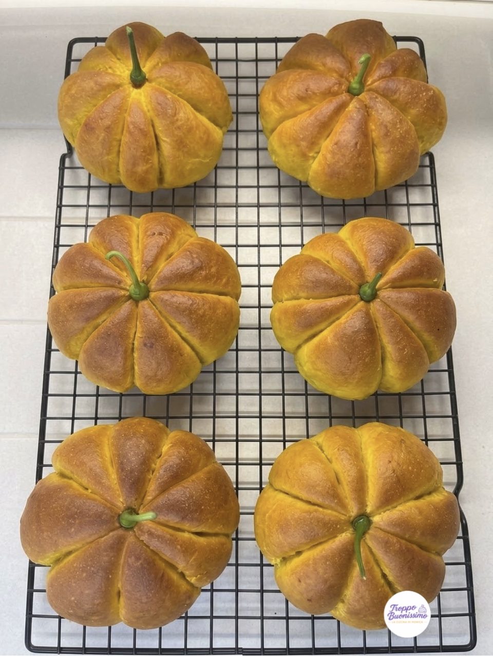 panini alla zucca a forma di zucchetta