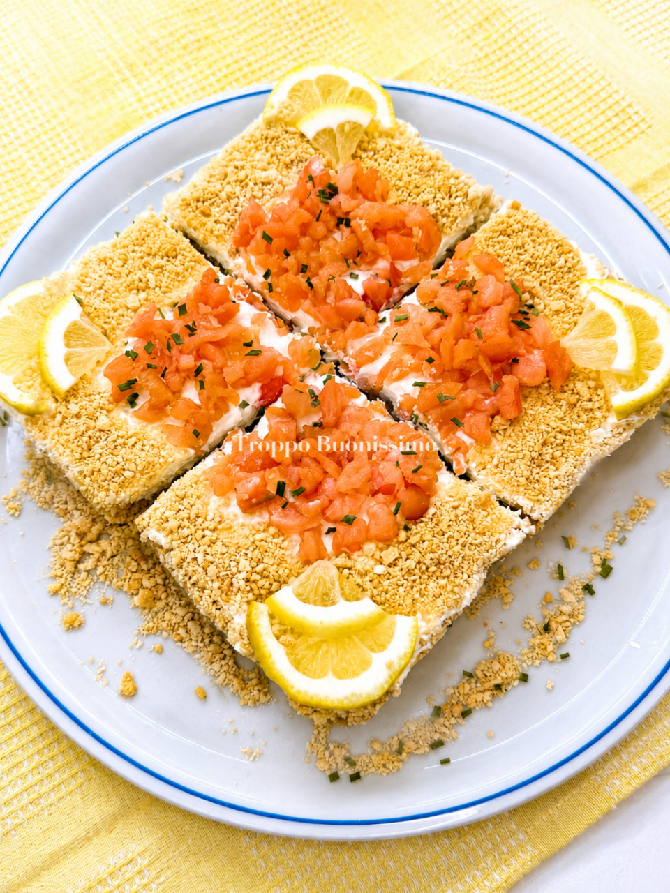 cheesecake salata salmone