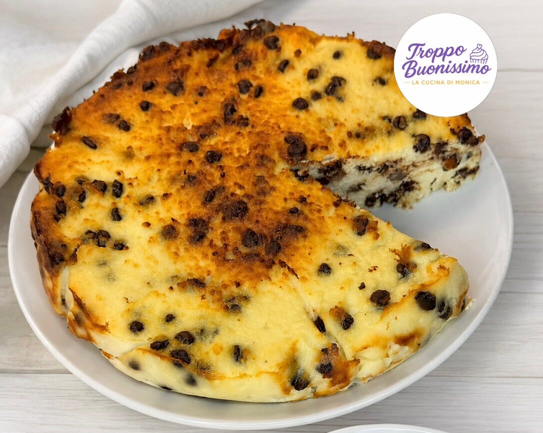 torta ricotta e gocce cioccolato