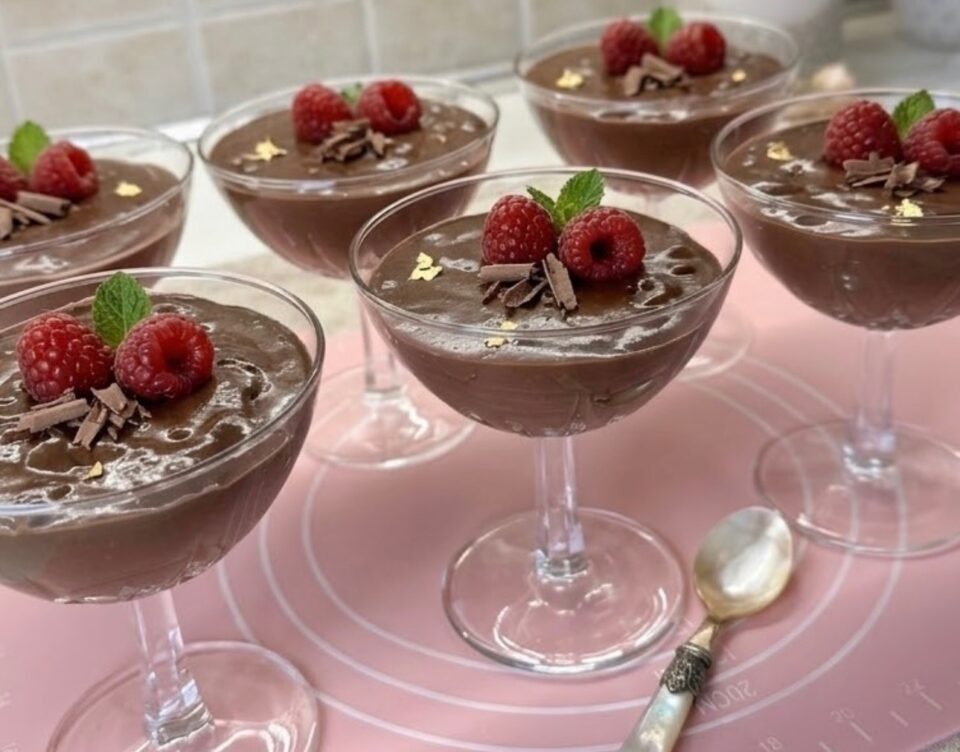 Budino di biscotti al cioccolato