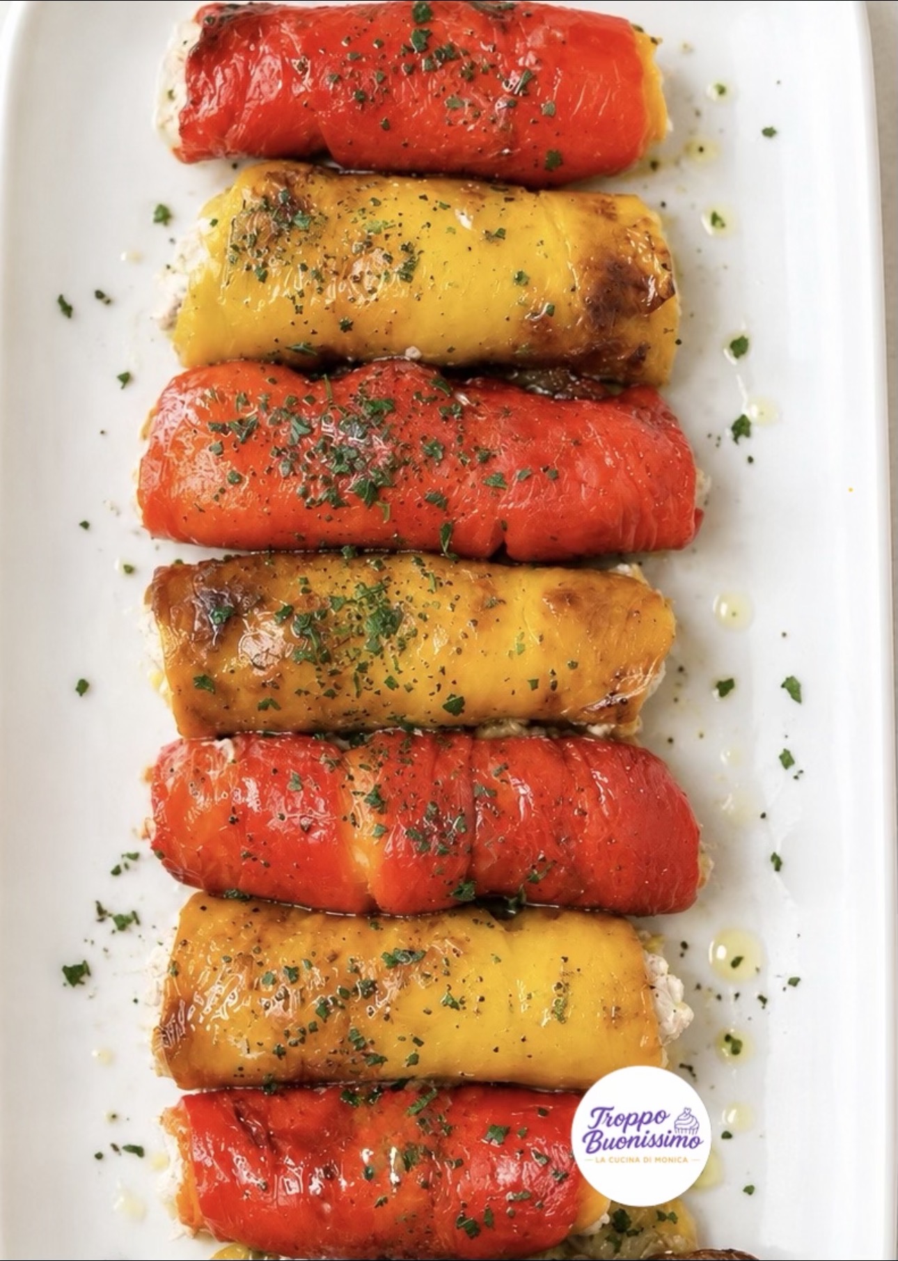 involtini di peperoni ripieni