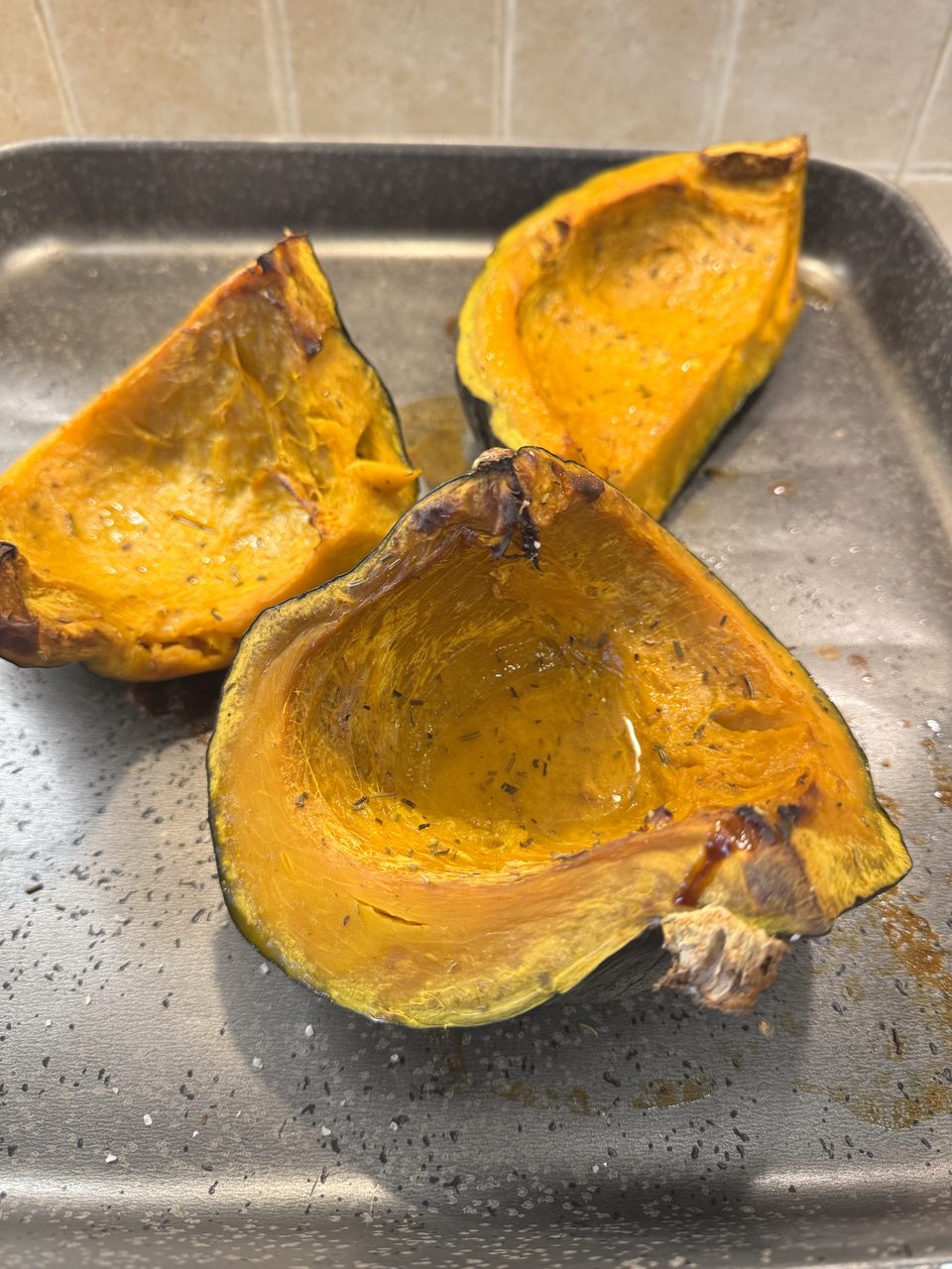 zucca delica cotta al forno