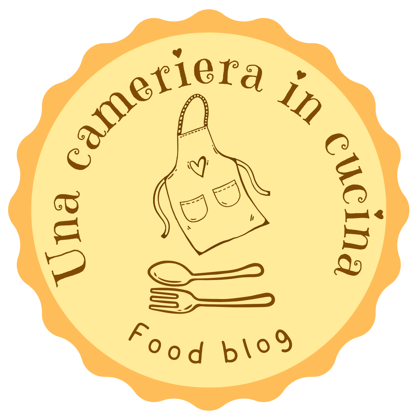 Una cameriera in cucina