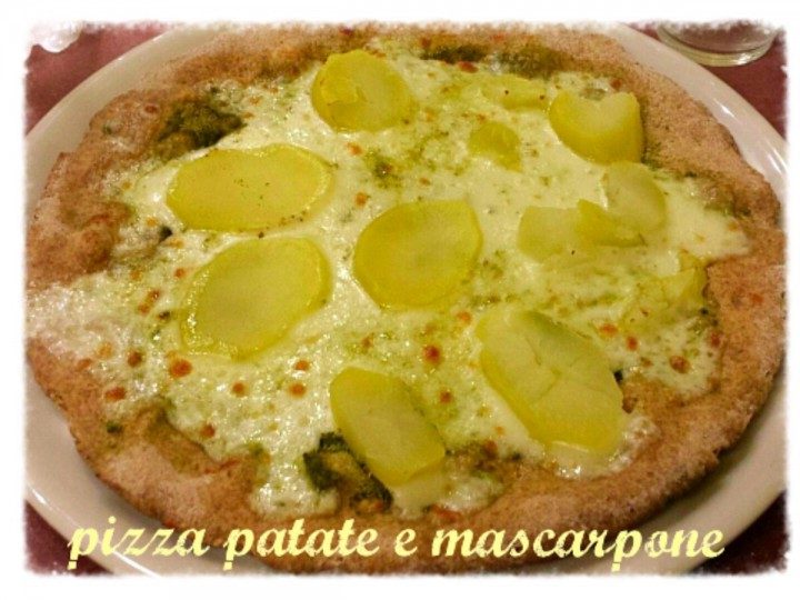 Pizza patate e mascarpone