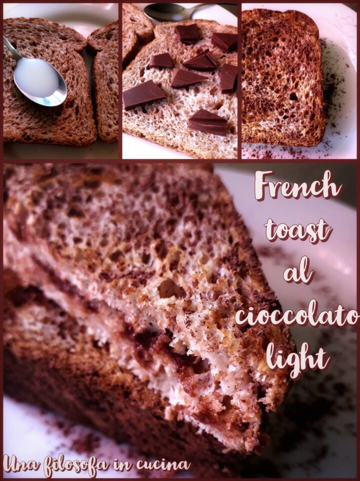 French toast al cioccolato light