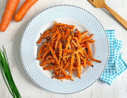 Bastoncini di carote in friggitrice ad aria