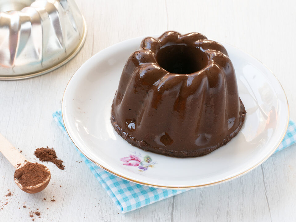 Budino al cioccolato fatto in casa