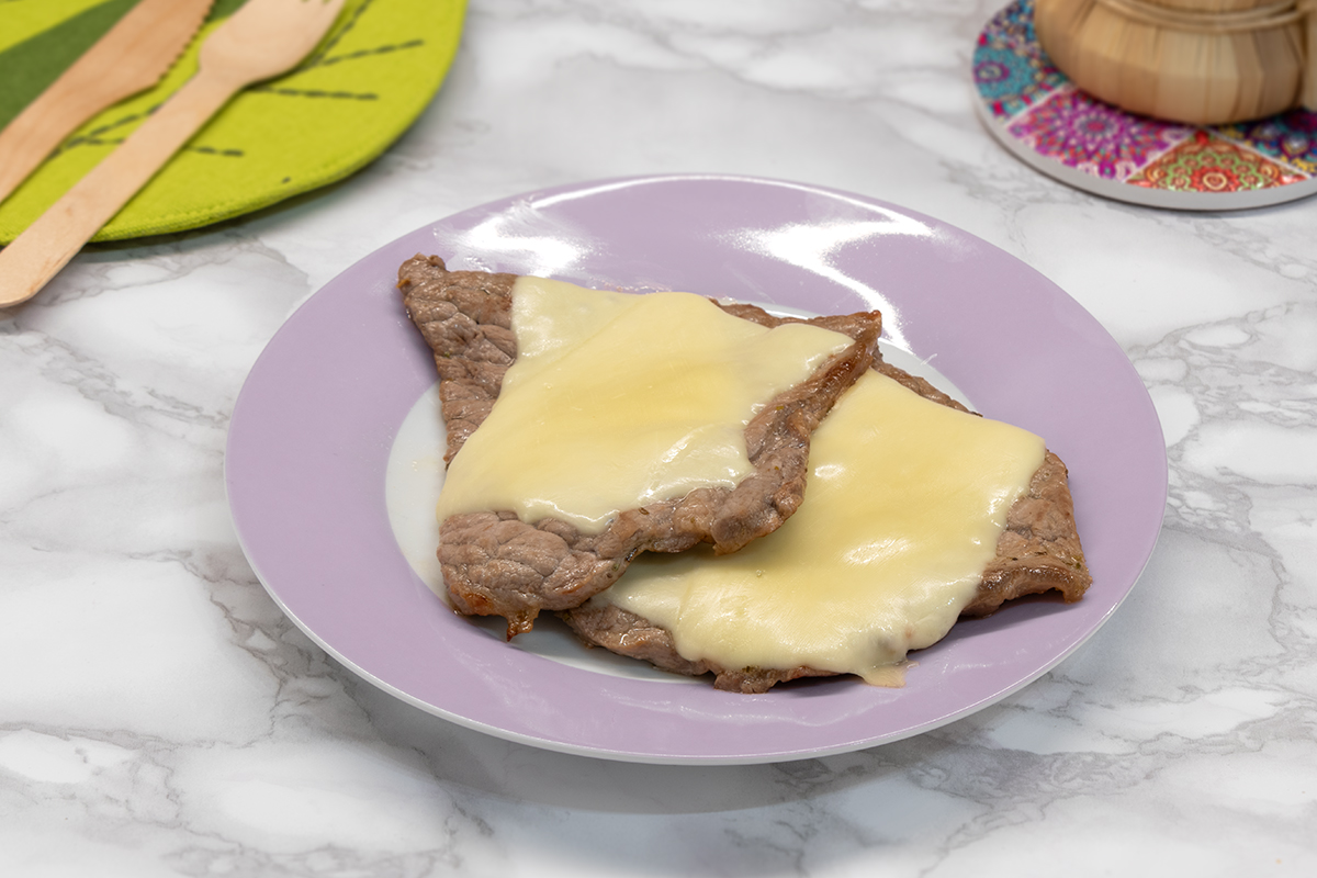 Fettine di vitello al formaggio