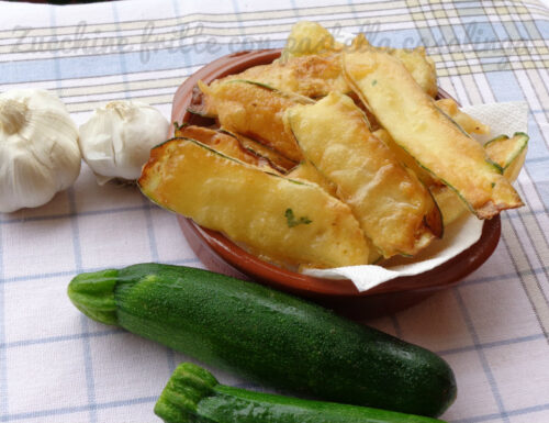 Zucchine fritte con pastella casalinga