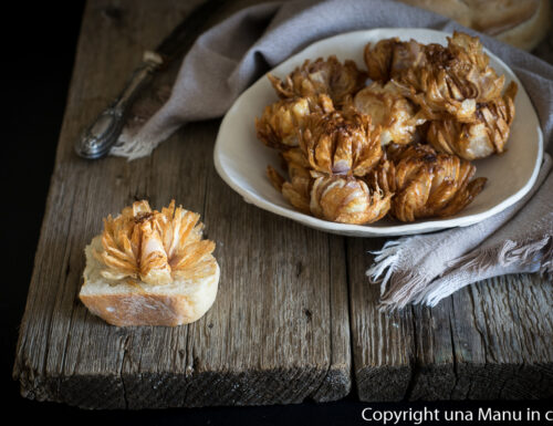Lampascioni fritti a fiore