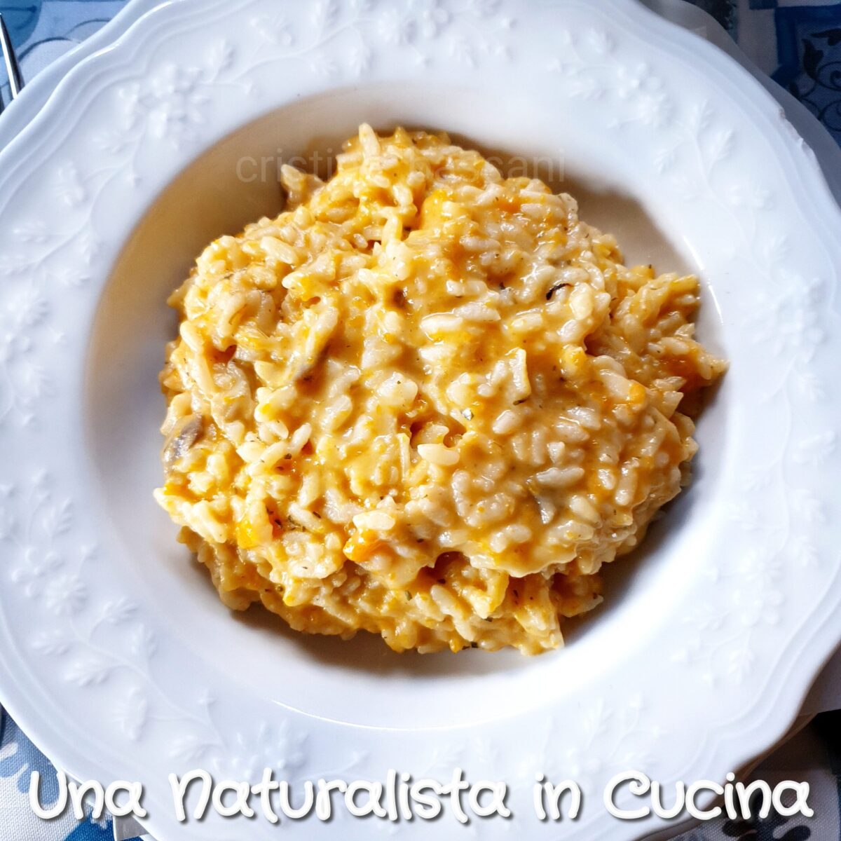Risotto con zucca e funghi. Una Naturalista in Cucina