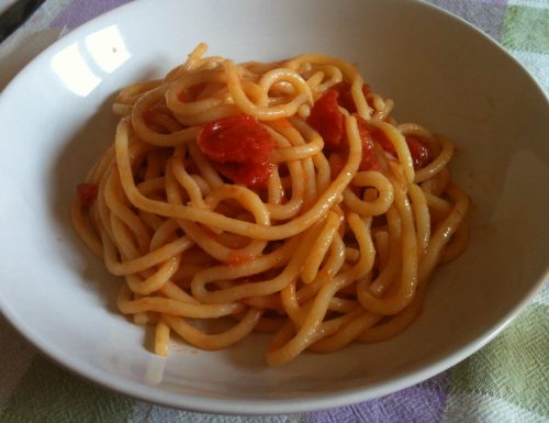 I Pici all’aglione ricetta Toscana