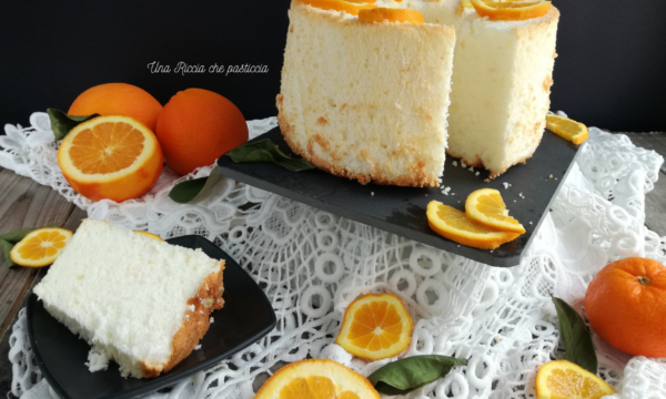 Angel cake all’arancia
