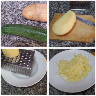 rosti di patate e zucchine