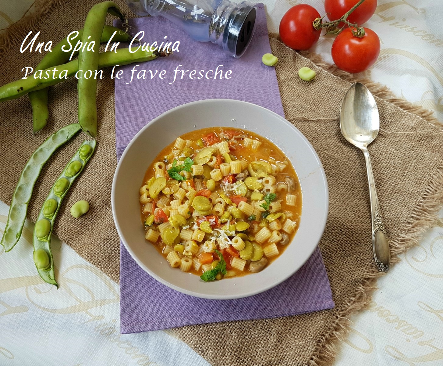 ricetta di pasta con le fave fresche
