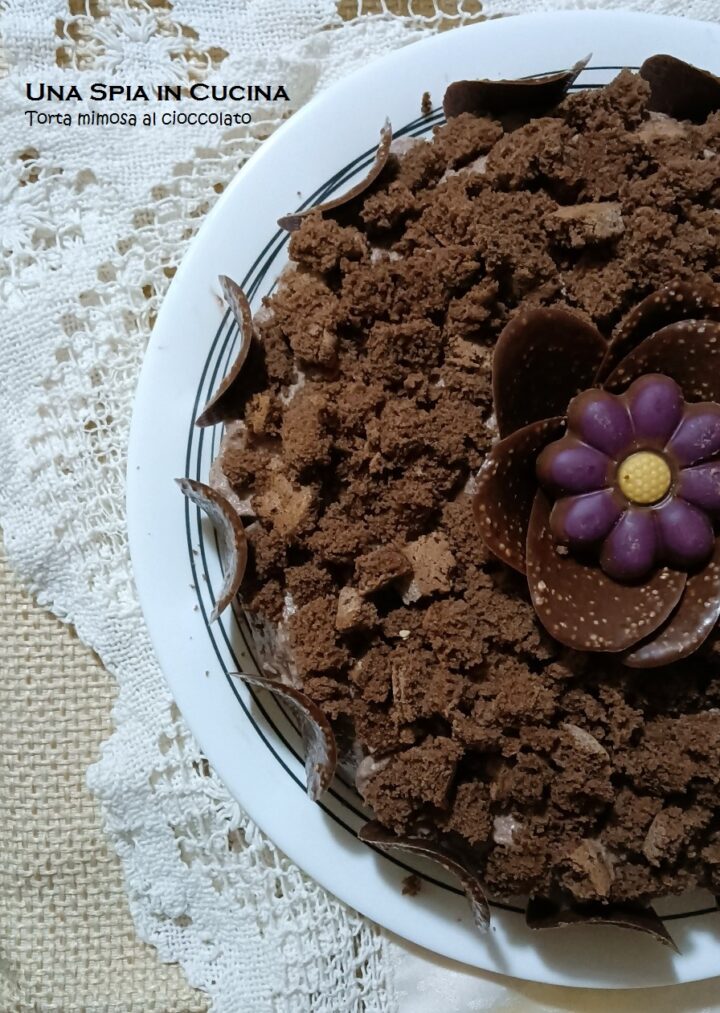 Torta mimosa al cioccolato
