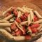 Pasta integrale con pomodoro, lenticchie e basilico