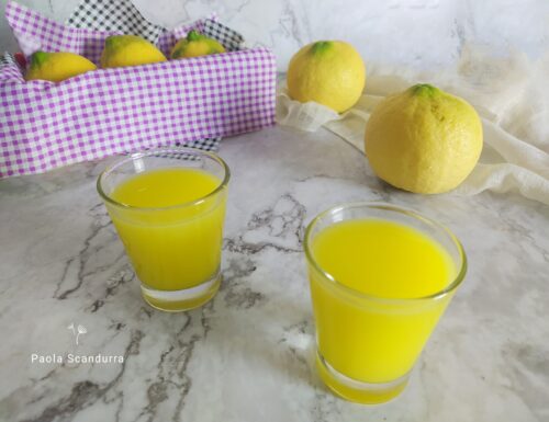 Liquore alla crema di limone
